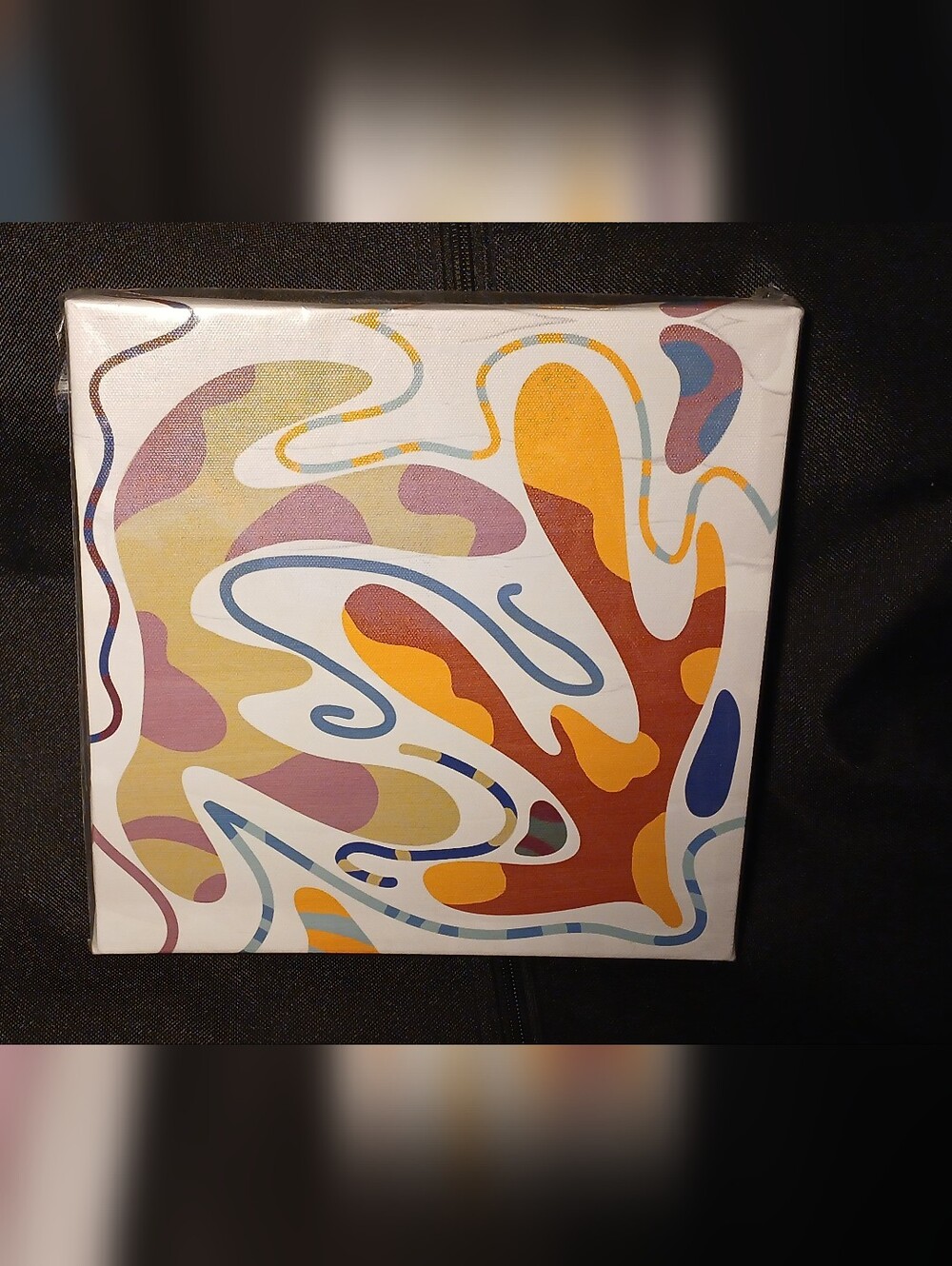 Special Moments Abstract Swirl Wall Art - Yellow, Blue, Purple, Orange, Brown